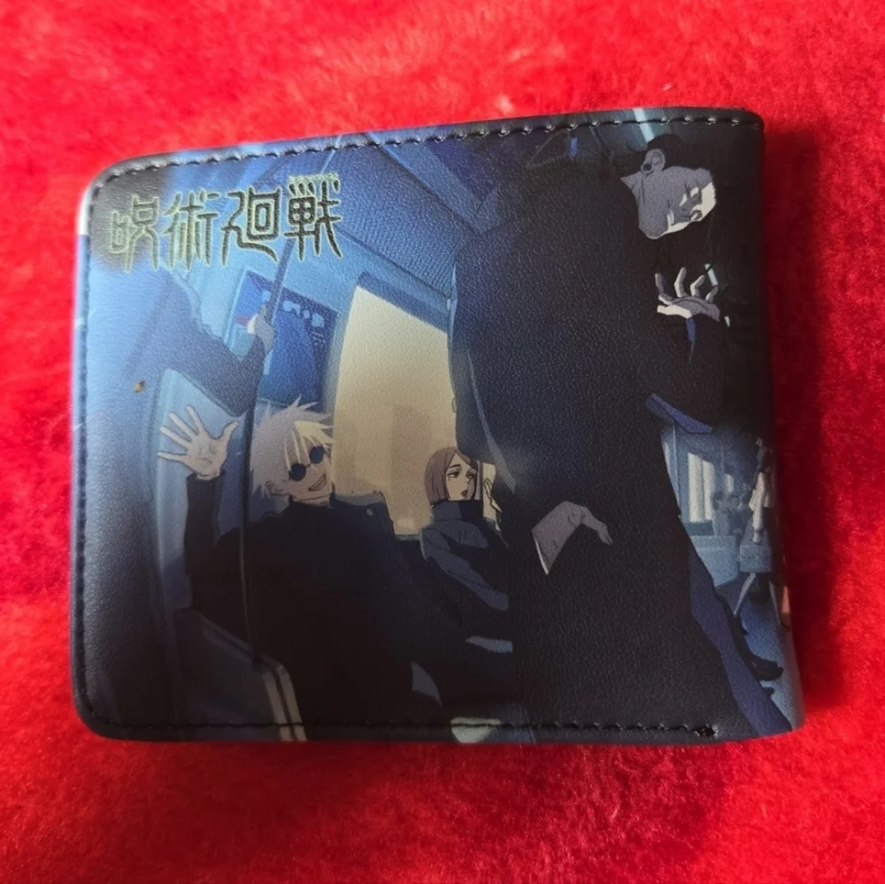 New jujutsu kaisen anime manga leather wallet